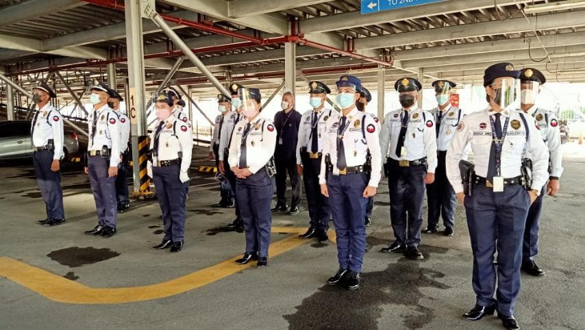 Eaglewatch guards in formation